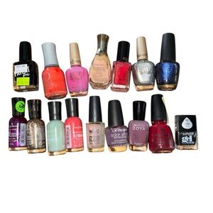 Bundle of 16 Assorted Nail Polish Collection